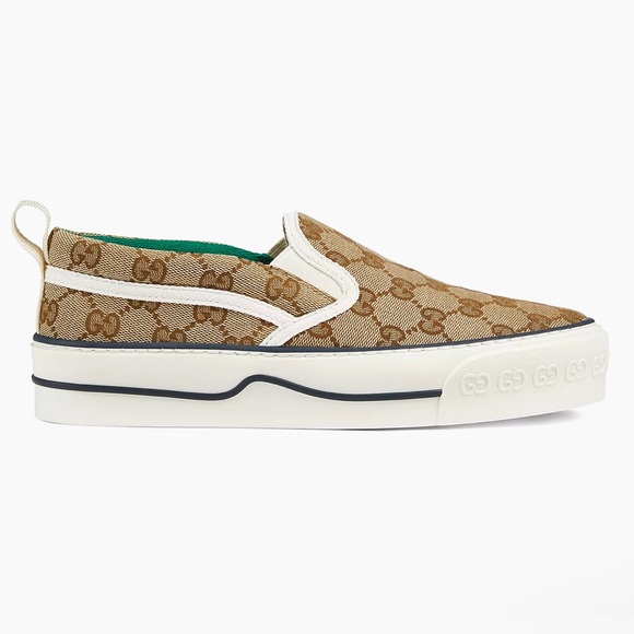 GUCCI Tennis 1977 Slip-On Sneakers - Picture 2 of 13
